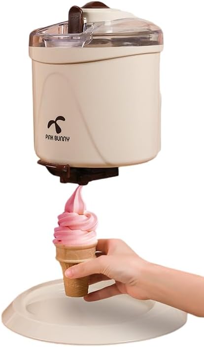 🍦✨ Easy Homemade Ice Cream & Whipped Cream Maker – Compact Automatic Delight! 🥄🍨