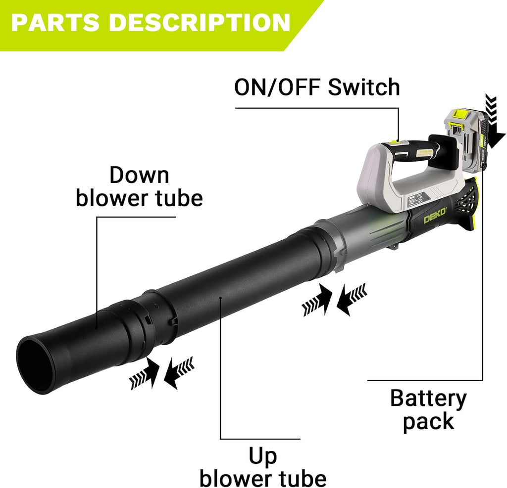 🍃💨 Cordless Electric Leaf Blower – Powerful 18000 RPM for Easy Yard Cleanup! 🌿🍂