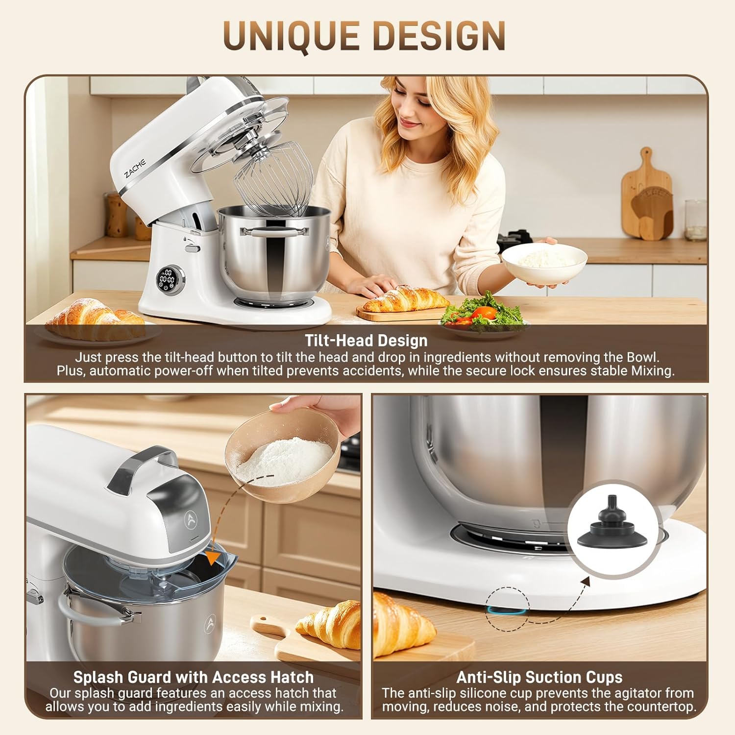 ✨ Kitchen Mixer Magic – Tilt-Head Electric Stand Mixer for Baking & Cooking 🍰🥣