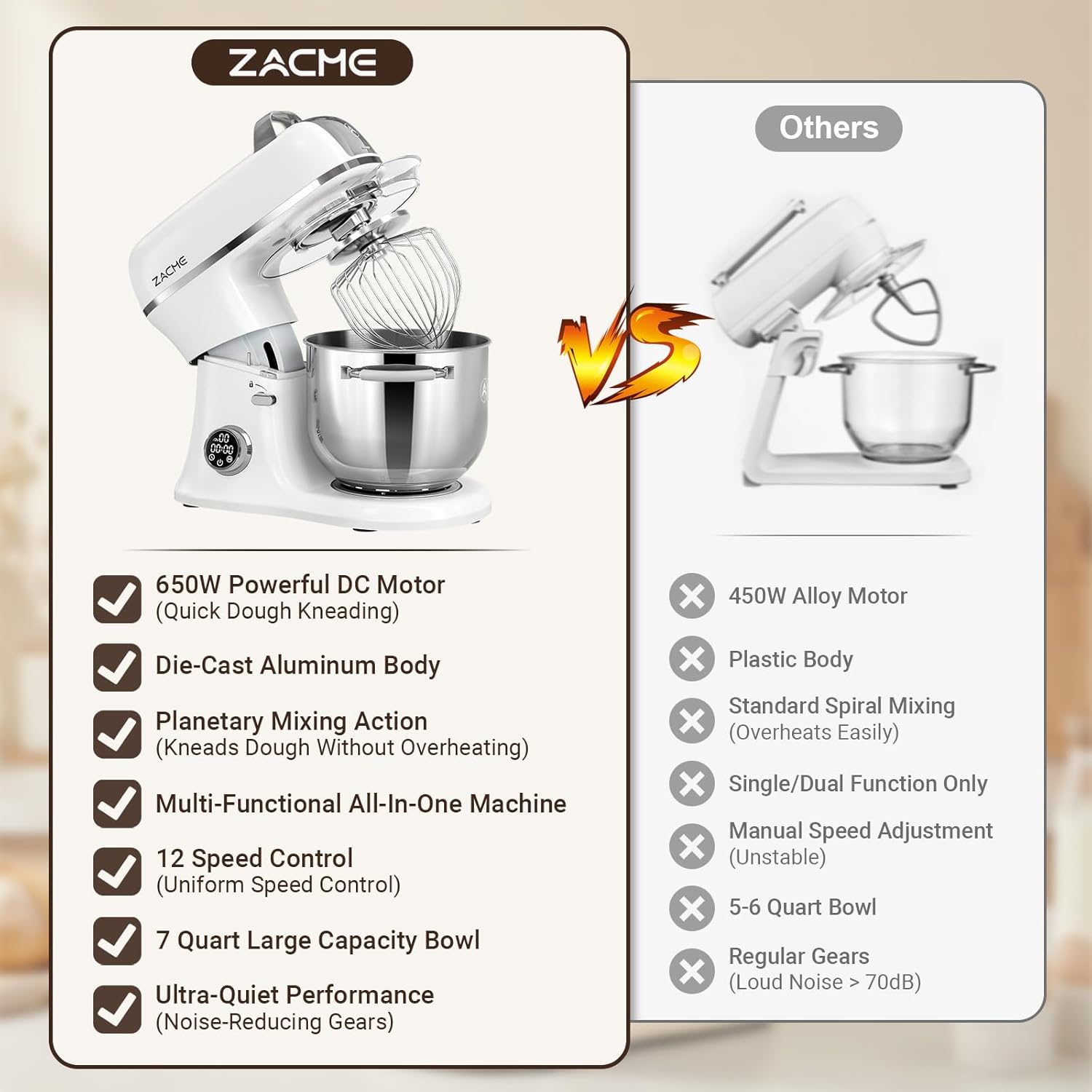 ✨ Kitchen Mixer Magic – Tilt-Head Electric Stand Mixer for Baking & Cooking 🍰🥣