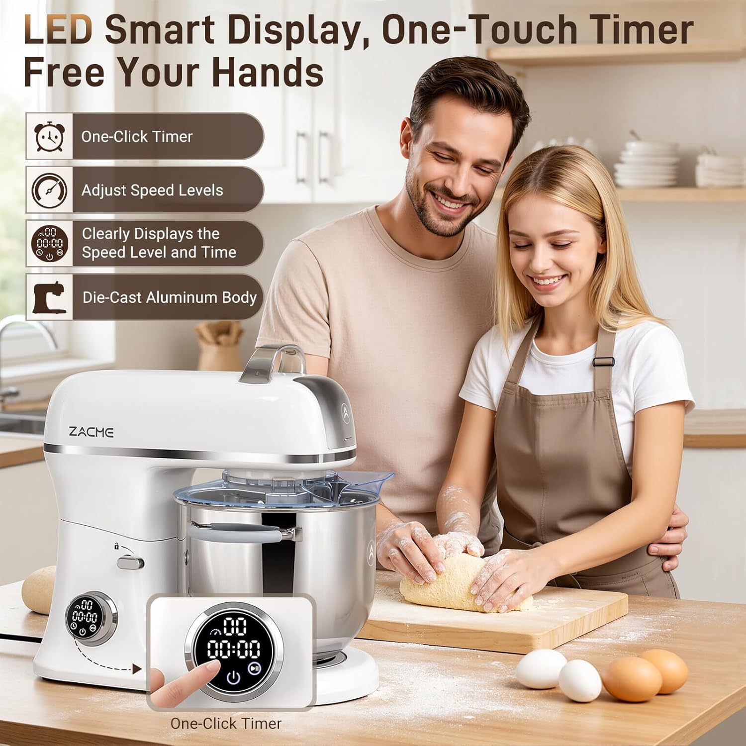 ✨ Kitchen Mixer Magic – Tilt-Head Electric Stand Mixer for Baking & Cooking 🍰🥣