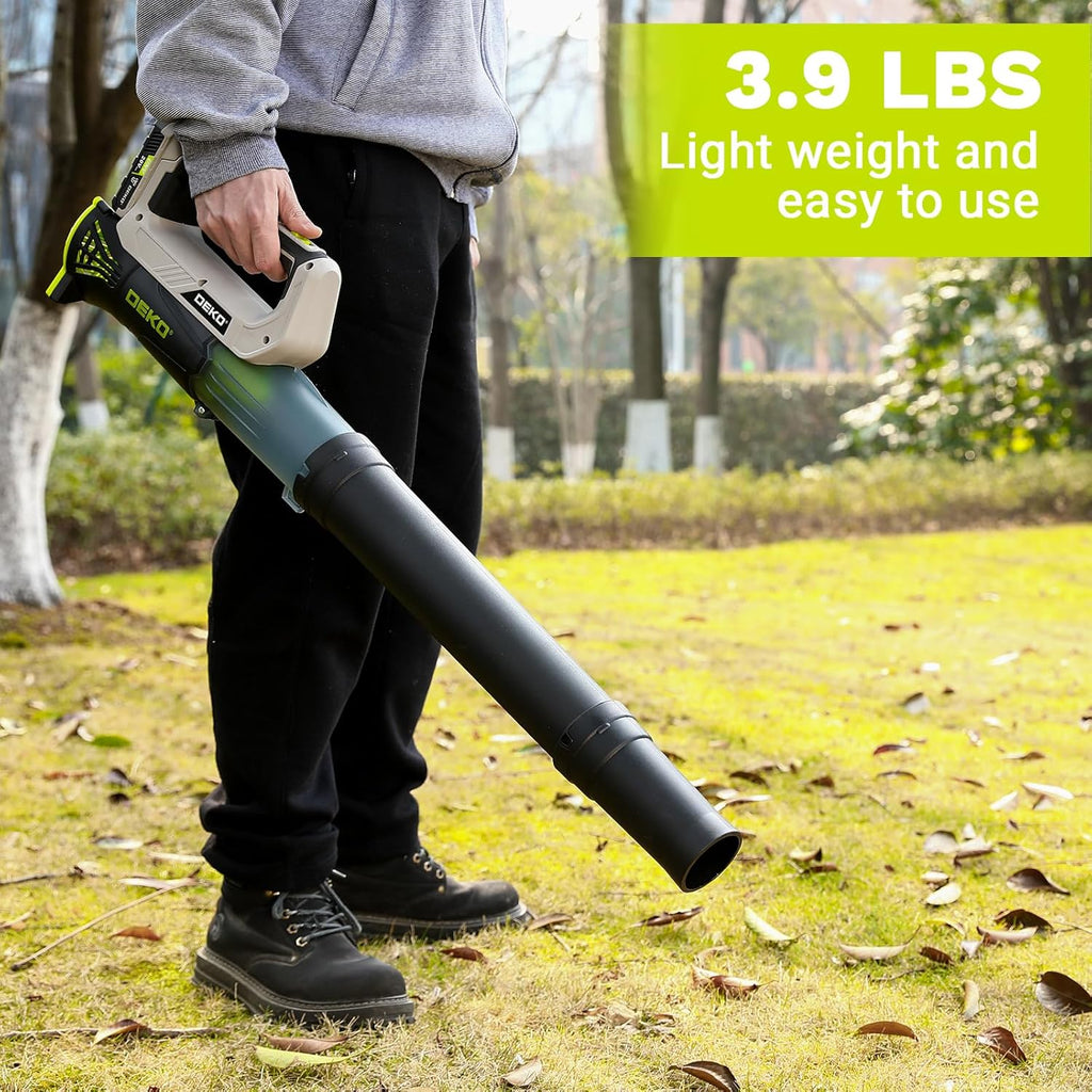 🍃💨 Cordless Electric Leaf Blower – Powerful 18000 RPM for Easy Yard Cleanup! 🌿🍂