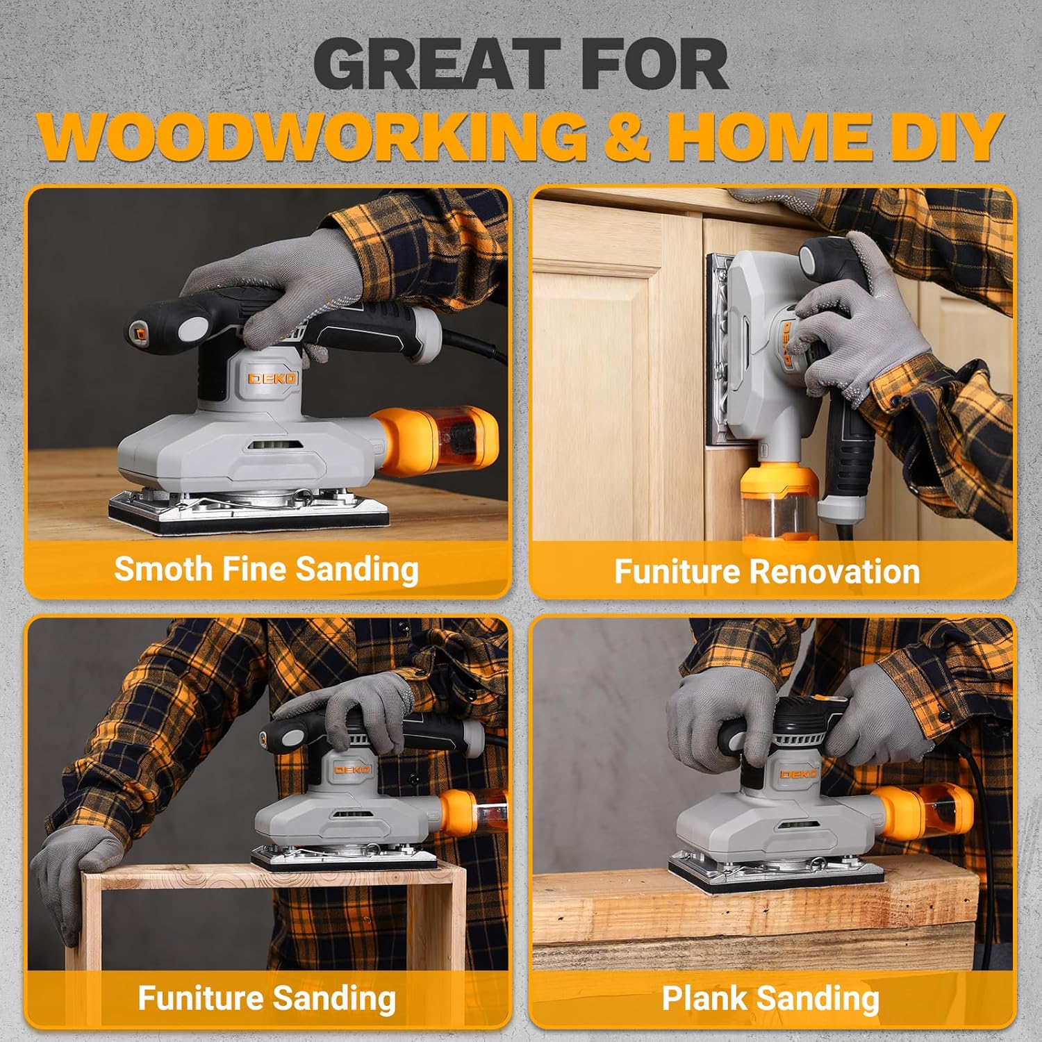 🛠️✨ Cordless Electric Sander & Polisher – Adjustable Speed for Smooth Finishes! ✨🛠️