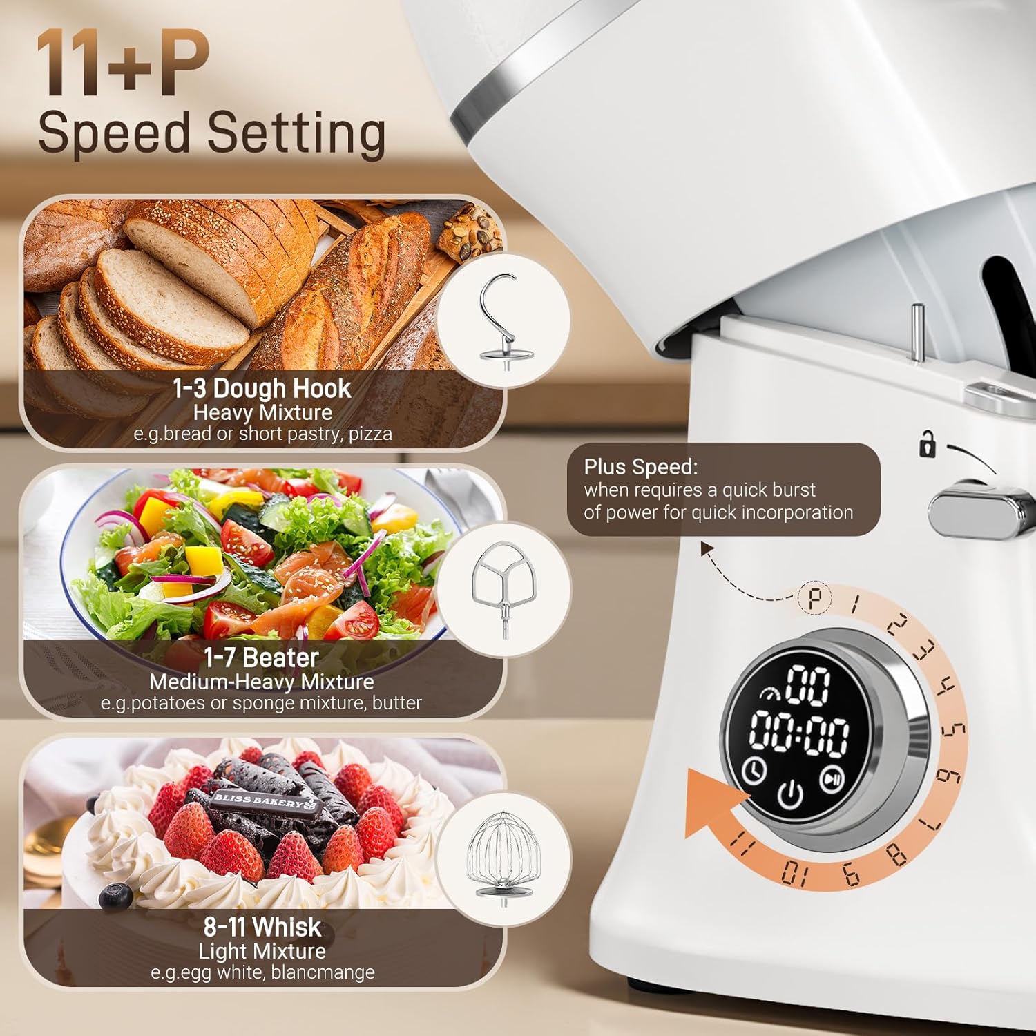 ✨ Kitchen Mixer Magic – Tilt-Head Electric Stand Mixer for Baking & Cooking 🍰🥣