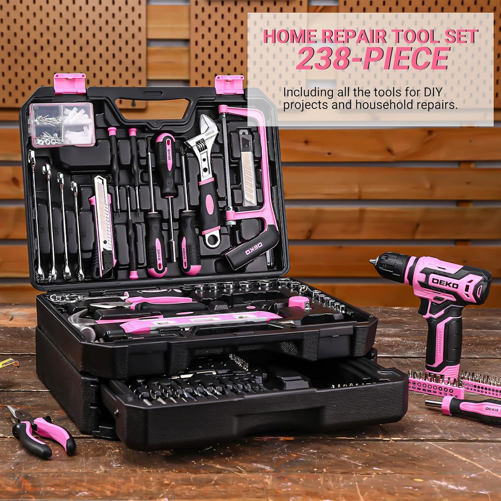 🛠️🔋 Ultimate Cordless Mechanic Tool Set – Organizer Toolbox Included! 🔧✨